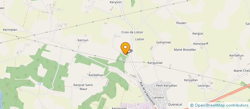 localisation de l'entreprise ENSEMBLE A VENTI  LANGUIDIC