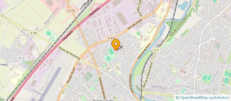 localisation de l'entreprise ENSEMBLE ALIZE à POITIERS