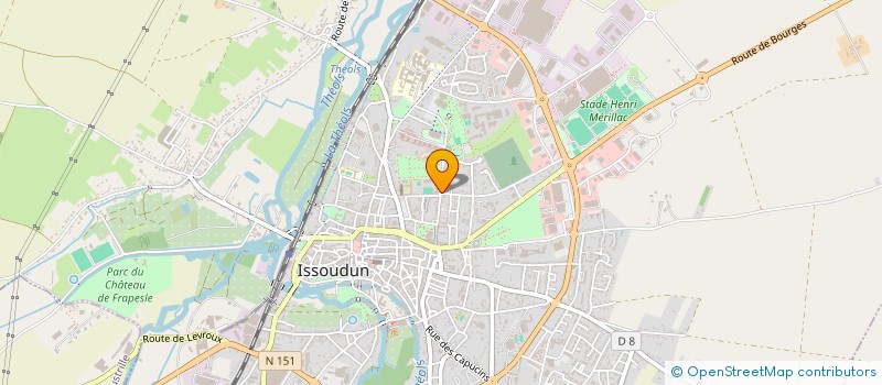 localisation de l'entreprise ENSEMBLE AQUATIQUE ISSOLDUNOIS à ISSOUDUN