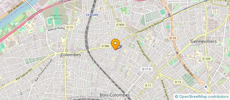 localisation de l'entreprise ENSEMBLE ART ET MUSES à COLOMBES