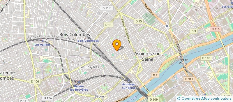localisation de l'entreprise ENSEMBLE ARTEFONIA à ASNIERES-SUR-SEINE
