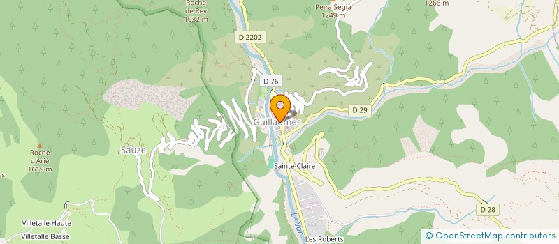 localisation de l'entreprise ENSEMBLE AUTOUR DE L'ECOLE DE GUILLAUMES  GUILLAUMES