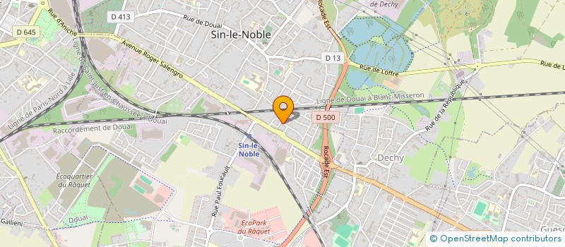 localisation de l'entreprise ENSEMBLE AVANCONS  SIN-LE-NOBLE