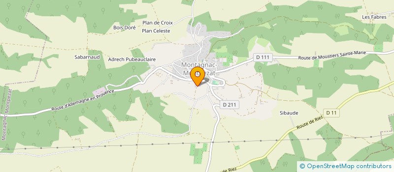 localisation de l'entreprise ENSEMBLE BAROQUE DE PROVENCE  ALLEMAGNE-EN-PROVENCE