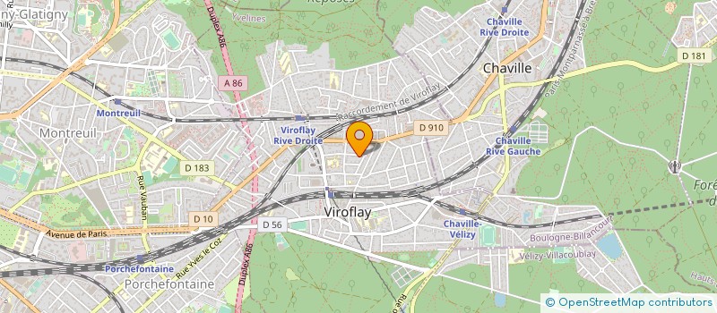localisation de l'entreprise ENSEMBLE BAROQUE DE VERSAILLES à VIROFLAY