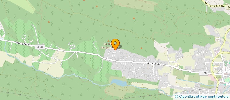 localisation de l'entreprise ENSEMBLE BETVM  LE VAL