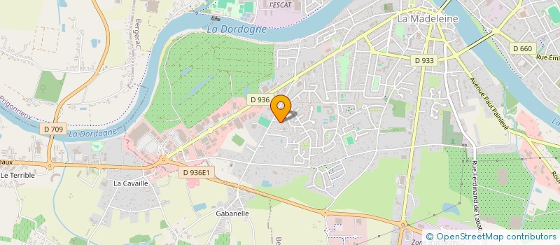 localisation de l'entreprise ENSEMBLE BOIS ET VENTS à BERGERAC