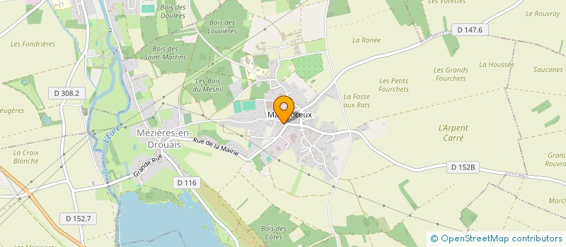 localisation de l'entreprise ENSEMBLE C'EST MAGIQUE à MEZIERES-EN-DROUAIS