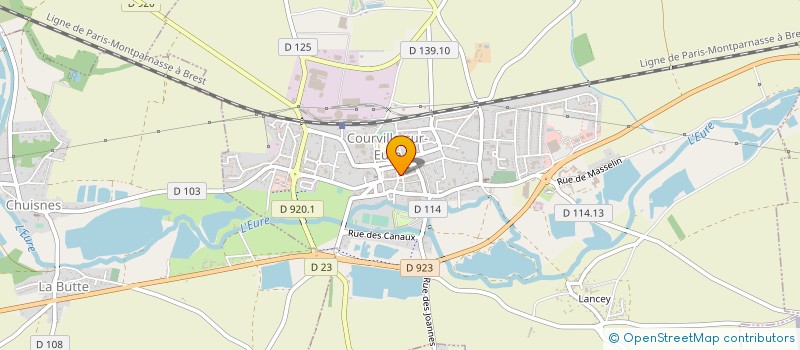 localisation de l'entreprise ENSEMBLE C'EST TOUT à COURVILLE-SUR-EURE