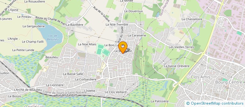 localisation de l'entreprise ENSEMBLE CHANTE à COUERON