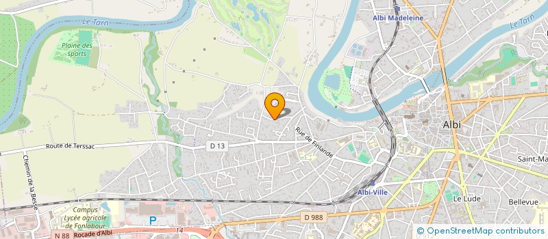 localisation de l'entreprise ENSEMBLE CHIOME D'ORO à ALBI