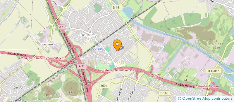 localisation de l'entreprise ENSEMBLE CHORAL MONIUSZKO à DOURGES