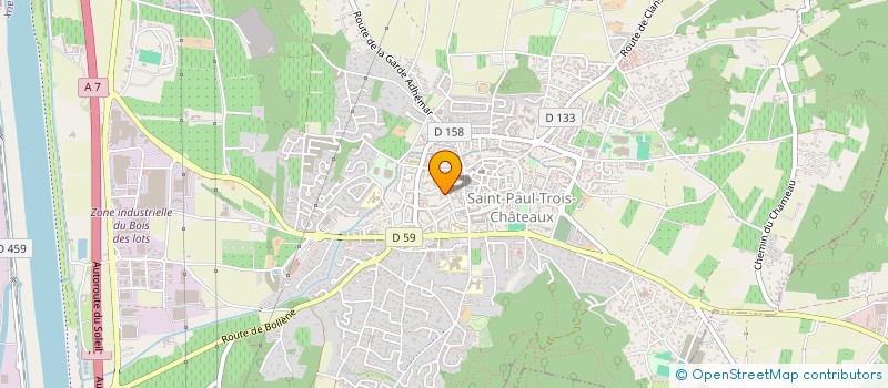 localisation de l'entreprise ENSEMBLE CHORALDU TRICASTIN  SAINT-PAUL-TROIS-CHATEAUX