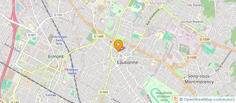 localisation de l'entreprise ENSEMBLE CHORALIS à EAUBONNE