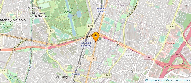 localisation de l'entreprise ENSEMBLE CONTRE LA SCLEROSE EN PLAQUES à ANTONY