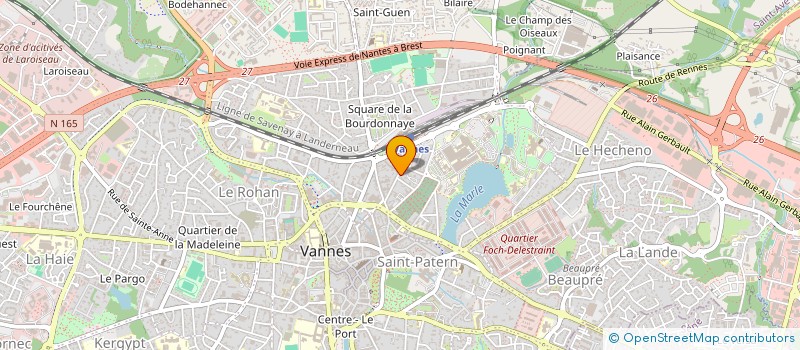 localisation de l'entreprise ENSEMBLE CONTRE LE CHOMAGE à VANNES