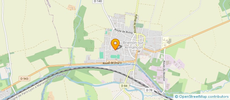 localisation de l'entreprise ENSEMBLE CONTRE LE HARCELEMENT  BRIENON-SUR-ARMANCON