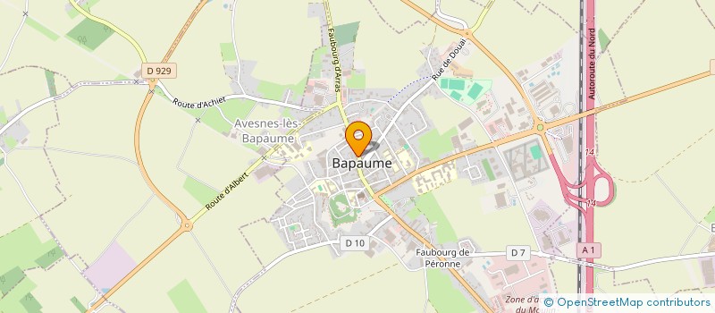 localisation de l'entreprise ENSEMBLE COPPER & WOOD  BAPAUME