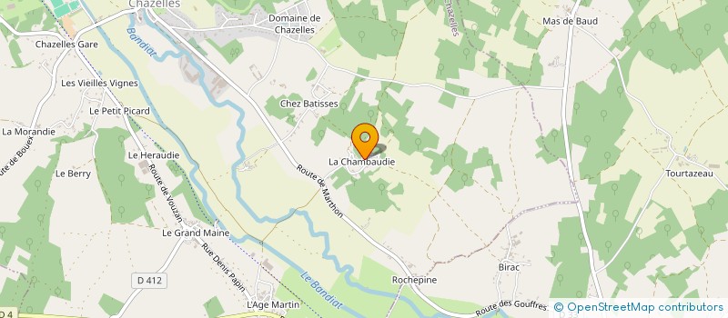 localisation de l'entreprise ENSEMBLE CUM JUBILO à CHAZELLES