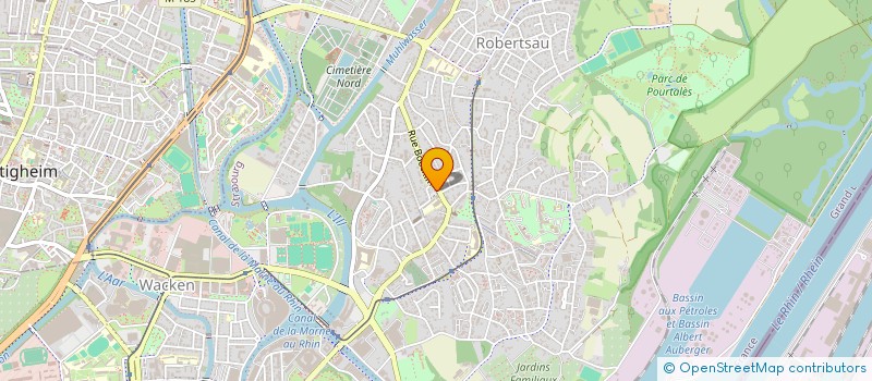 localisation de l'entreprise ENSEMBLE D'ACCORDEONS DE L'ILL STRASBOURG-ROBERTSAU à STRASBOURG