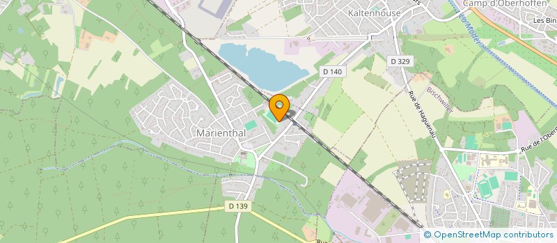 localisation de l'entreprise ENSEMBLE D'ARTS POPULAIRES DE HAGUENAU  HAGUENAU