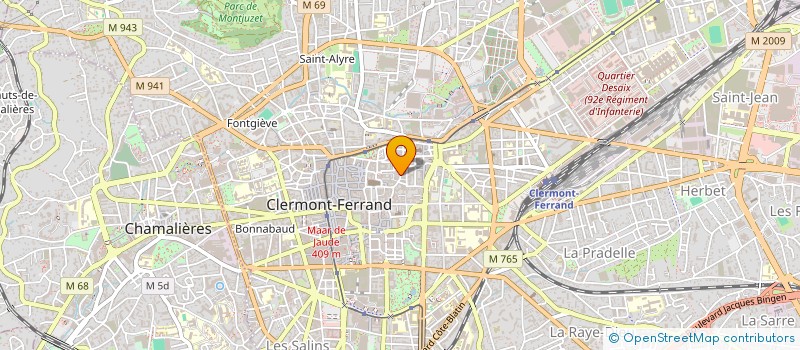 localisation de l'entreprise ENSEMBLE DA CAMERA  CLERMONT-FERRAND