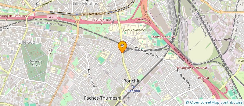 localisation de l'entreprise ENSEMBLE DANS LA MISSION APOSTOLIQUE à LILLE