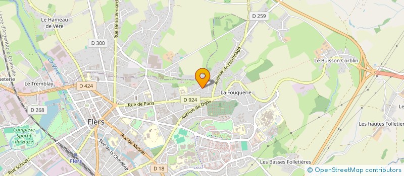 localisation de l'entreprise ENSEMBLE DE CAELIS à FLERS