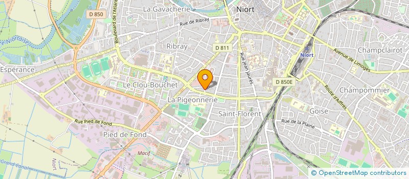 localisation de l'entreprise ENSEMBLE DE COMPOSITION CHOREGRAPHIQUE KITSARKARA  NIORT