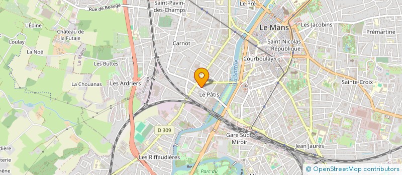 localisation de l'entreprise ENSEMBLE DE CUIVRE QUINTUDON  LE MANS