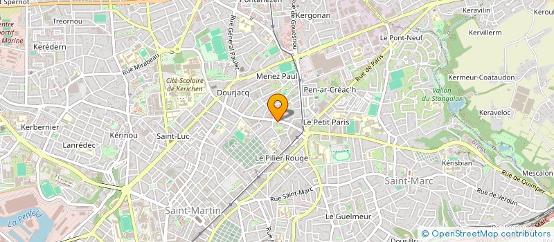 localisation de l'entreprise ENSEMBLE DE CUIVRES BICINIA à BREST