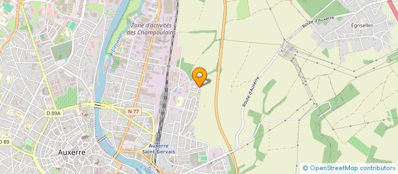 localisation de l'entreprise ENSEMBLE DE CUIVRES ECLYPSE  AUXERRE