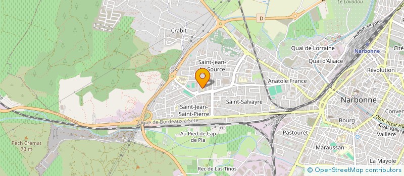 localisation de l'entreprise ENSEMBLE DE LA CULTURE ET DE L'EDUCATION à NARBONNE