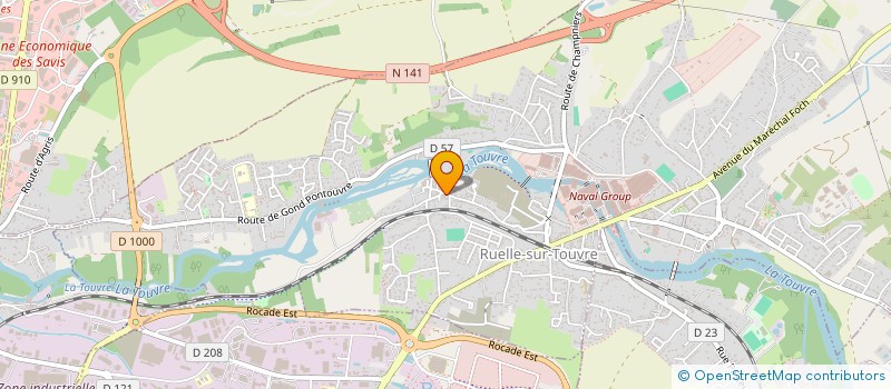 localisation de l'entreprise ENSEMBLE DEPLACONS LES MONTAGNES  RUELLE-SUR-TOUVRE