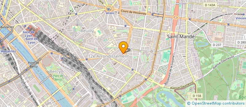 localisation de l'entreprise ENSEMBLE DES TUILERIES  PARIS