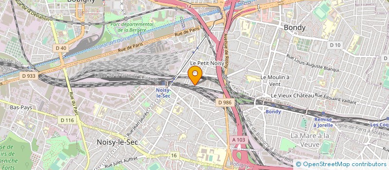 localisation de l'entreprise ENSEMBLE DU PETIT PAGE (ENSPP) à NOISY-LE-SEC