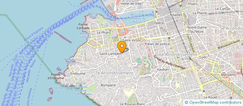 localisation de l'entreprise ENSEMBLE, ECRIVONS DEMAIN ! à MARSEILLE