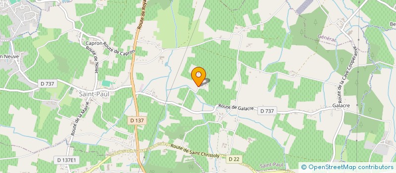 localisation de l'entreprise ENSEMBLE EN SCENE GIRONDE - ARTS DRAMATIQUES - ESG  ST-PAUL