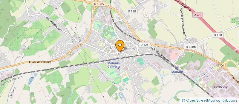 localisation de l'entreprise ENSEMBLE ET SOLIDAIRE UNION NATIONALE DES RETRAITES ET PERSONNES AGEES LE CLUB DES CERISES  SAINT-JEAN-DE-MOIRANS