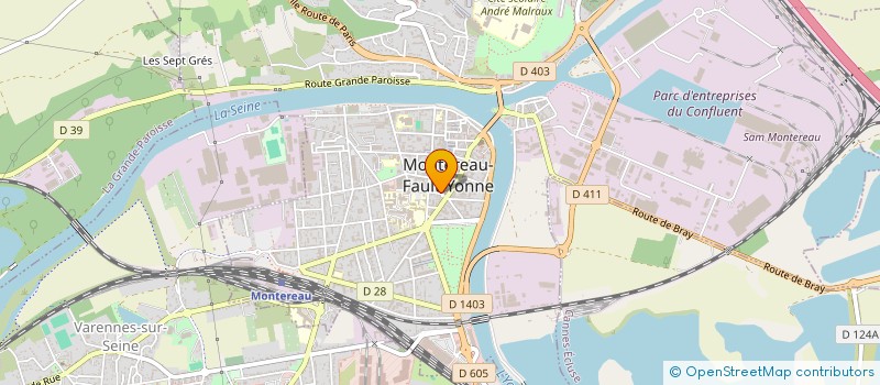 localisation de l'entreprise ENSEMBLE ET SOLIDAIRES - UNION DES RETRAITES ET PERSONNES AGEES - FEDERATION DEPARTEMENTALE DE SEINE ET MARNE  MONTEREAU-FAULT-YONNE