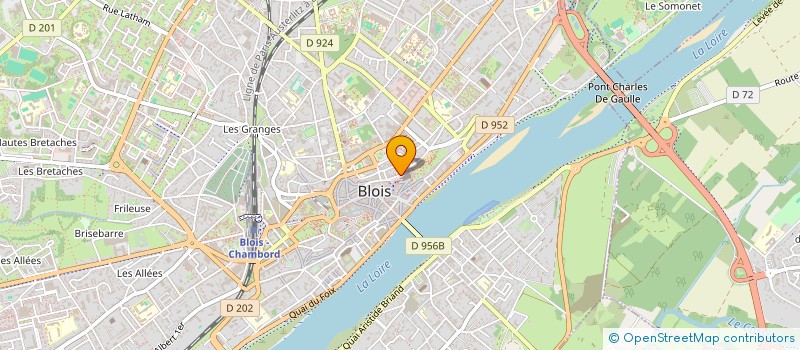 localisation de l'entreprise ENSEMBLE ET SOLIDAIRES - UNION NATIONALE DES RETRAITES ET PERSONNES AGEES, FEDERATION DE LOIR-ET-CHER à BLOIS