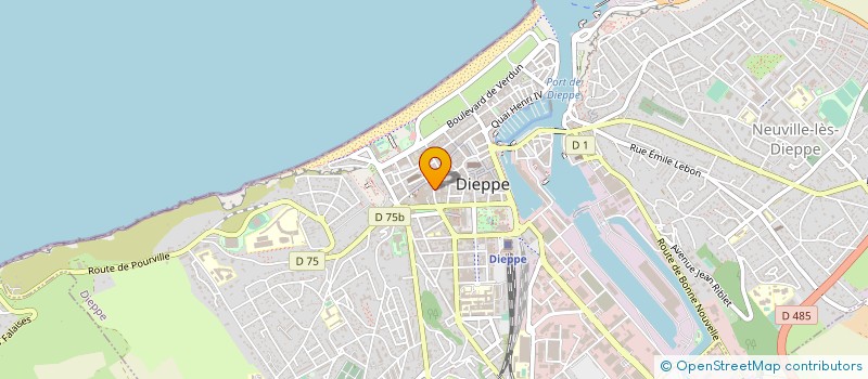 localisation de l'entreprise ENSEMBLE ET SOLIDAIRES, UNION NATIONALE DES RETRAITES ET PERSONNES AGEES, SECTION DE DIEPPE à DIEPPE