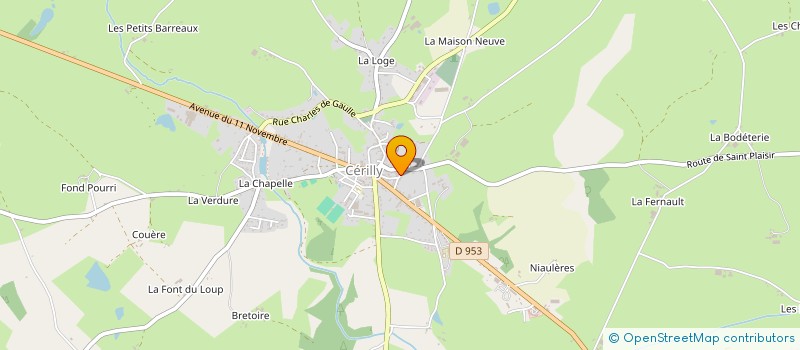 localisation de l'entreprise ENSEMBLE ET SOLIDAIRES - UNRPA  CERILLY