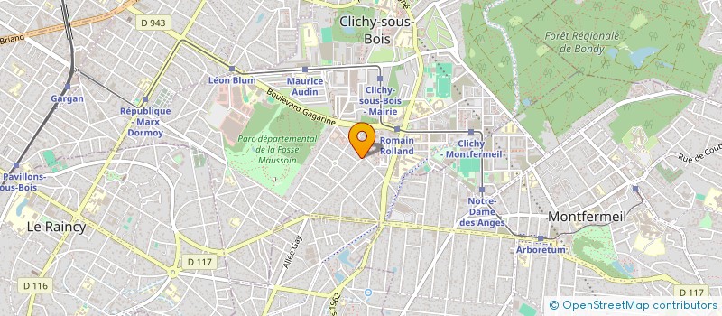 localisation de l'entreprise ENSEMBLE ET SOLIDAIRES UNRPA à CLICHY-SOUS-BOIS