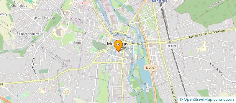 localisation de l'entreprise ENSEMBLE ET SOLIDAIRES - UNRPA FEDERATION DU LOIRET à MONTARGIS