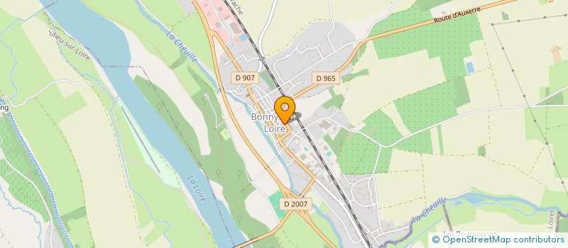 localisation de l'entreprise ENSEMBLE ET SOLIDAIRES UNRPA - SECTION DE BONNY SUR LOIRE à BONNY-SUR-LOIRE