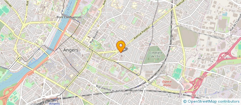 localisation de l'entreprise ENSEMBLE ETUDIANTS à ANGERS