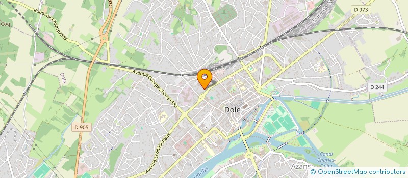 localisation de l'entreprise ENSEMBLE EUTERPE DE FRANCHE COMTE à DOLE