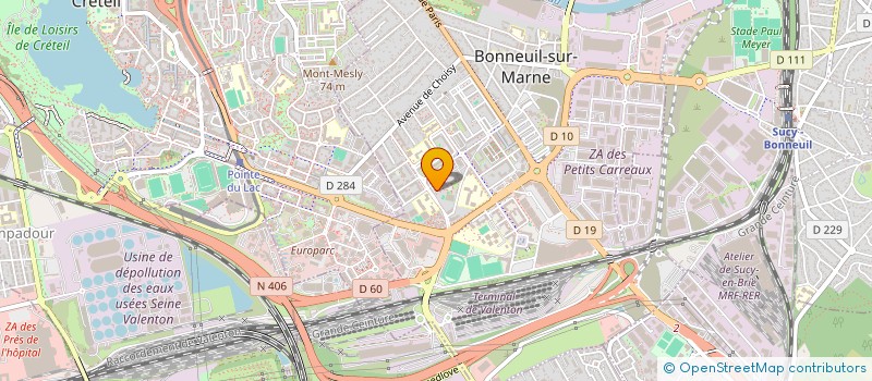 localisation de l'entreprise ENSEMBLE FAMILLES SOLIDAIRES DE BONNEUIL-SUR-MARNE à BONNEUIL-SUR-MARNE