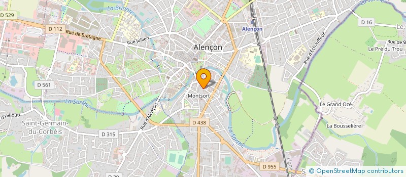 localisation de l'entreprise ENSEMBLE FOLKLORIQUE NORMAND LE POINT D'ALENCON à ALENCON